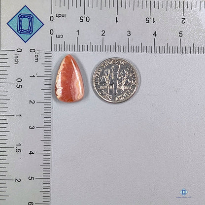 Banded Rhodochrosite Pear Cabochons