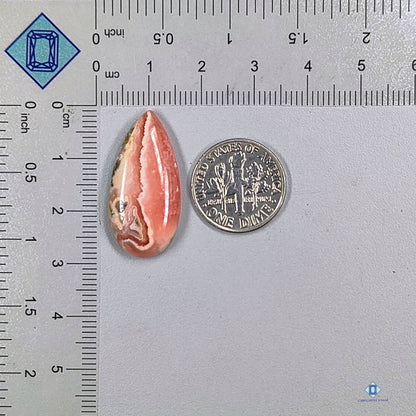 Banded Rhodochrosite Pear Cabochons