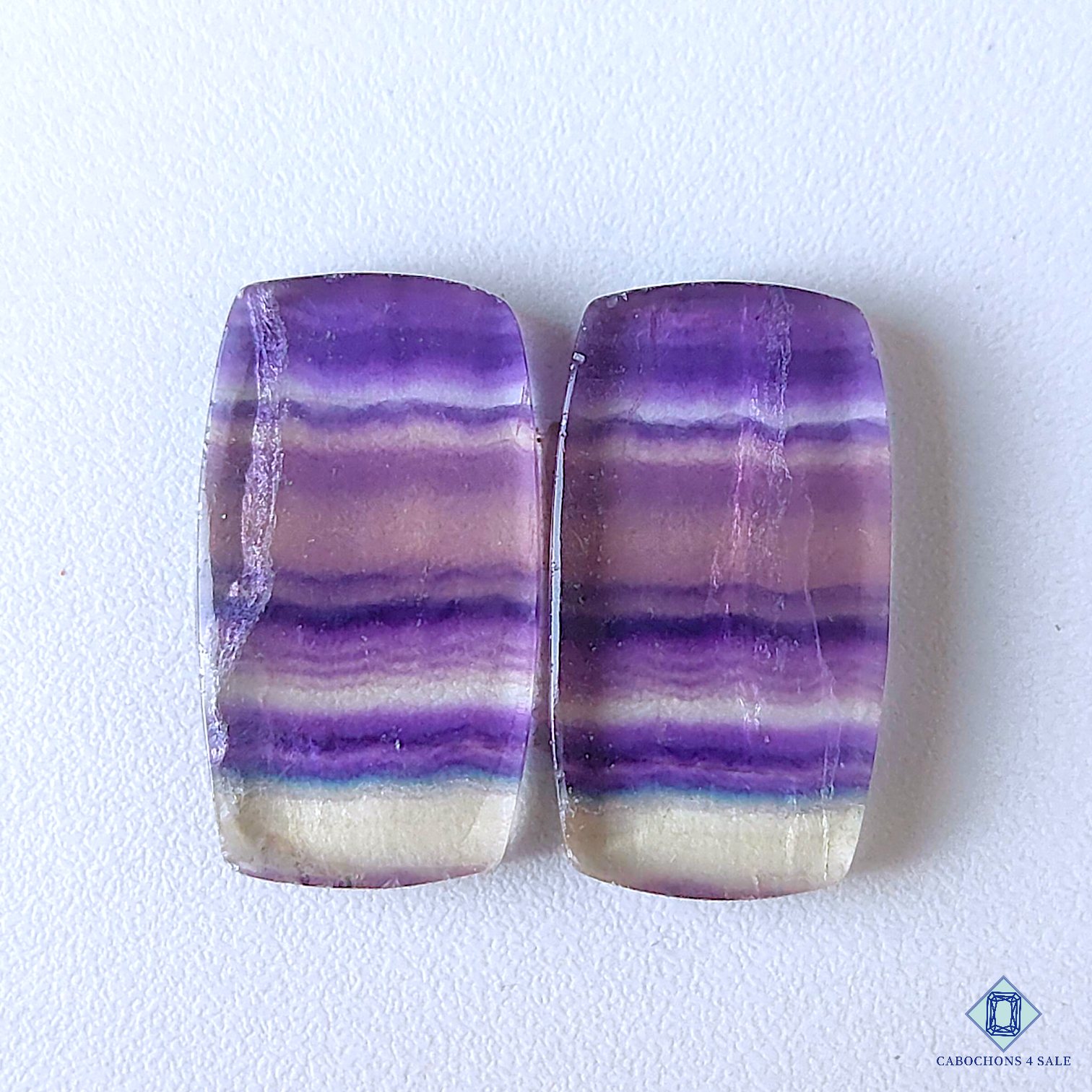 Banded Teal Blue Fluorite