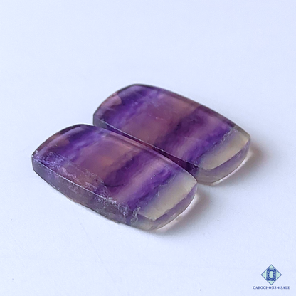 Banded Teal Blue Fluorite