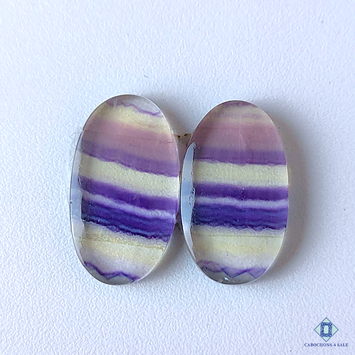 Banded Teal Blue Fluorite