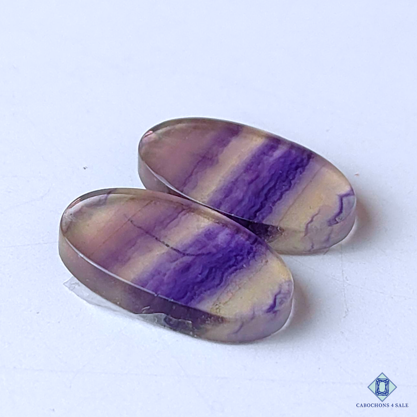 Banded Teal Blue Fluorite