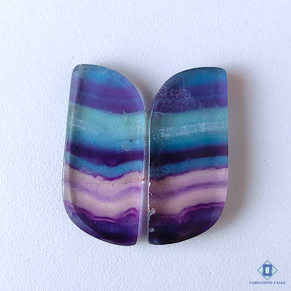 Banded Teal Blue Fluorite