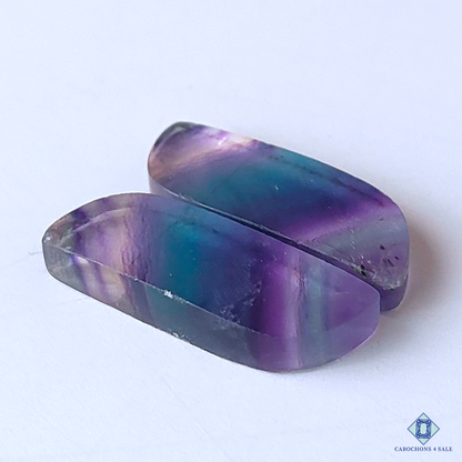 Banded Teal Blue Fluorite
