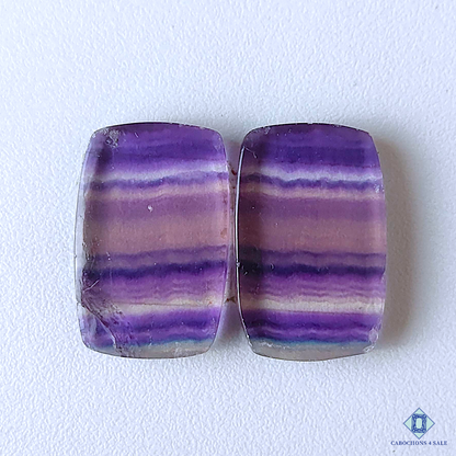 Banded Teal Blue Fluorite