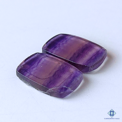 Banded Teal Blue Fluorite