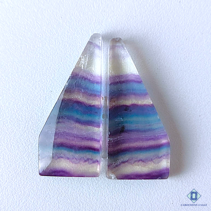 Banded Teal Blue Fluorite