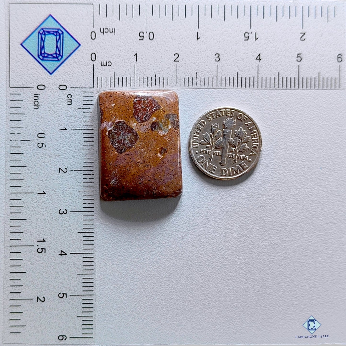 Bauxite Rectangle Cabochons