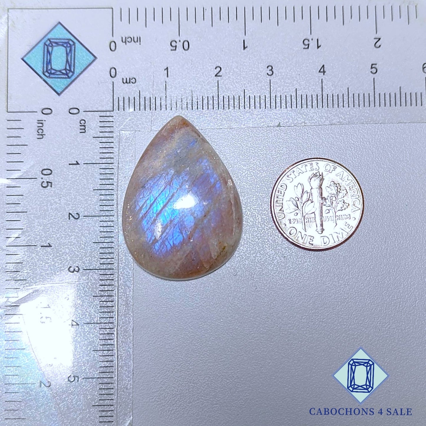 Belomorite Pear Cabochons