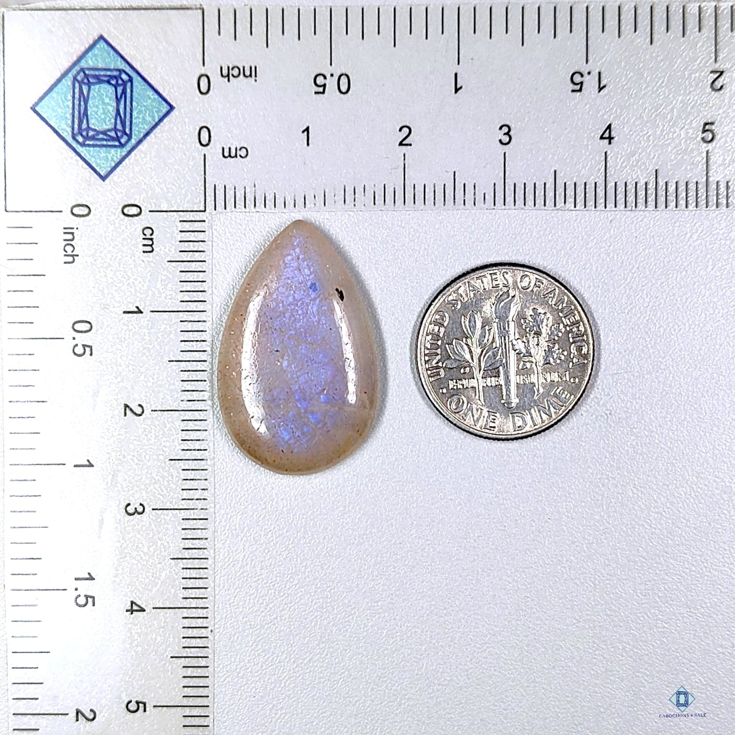 Belomorite Pear Cabochons