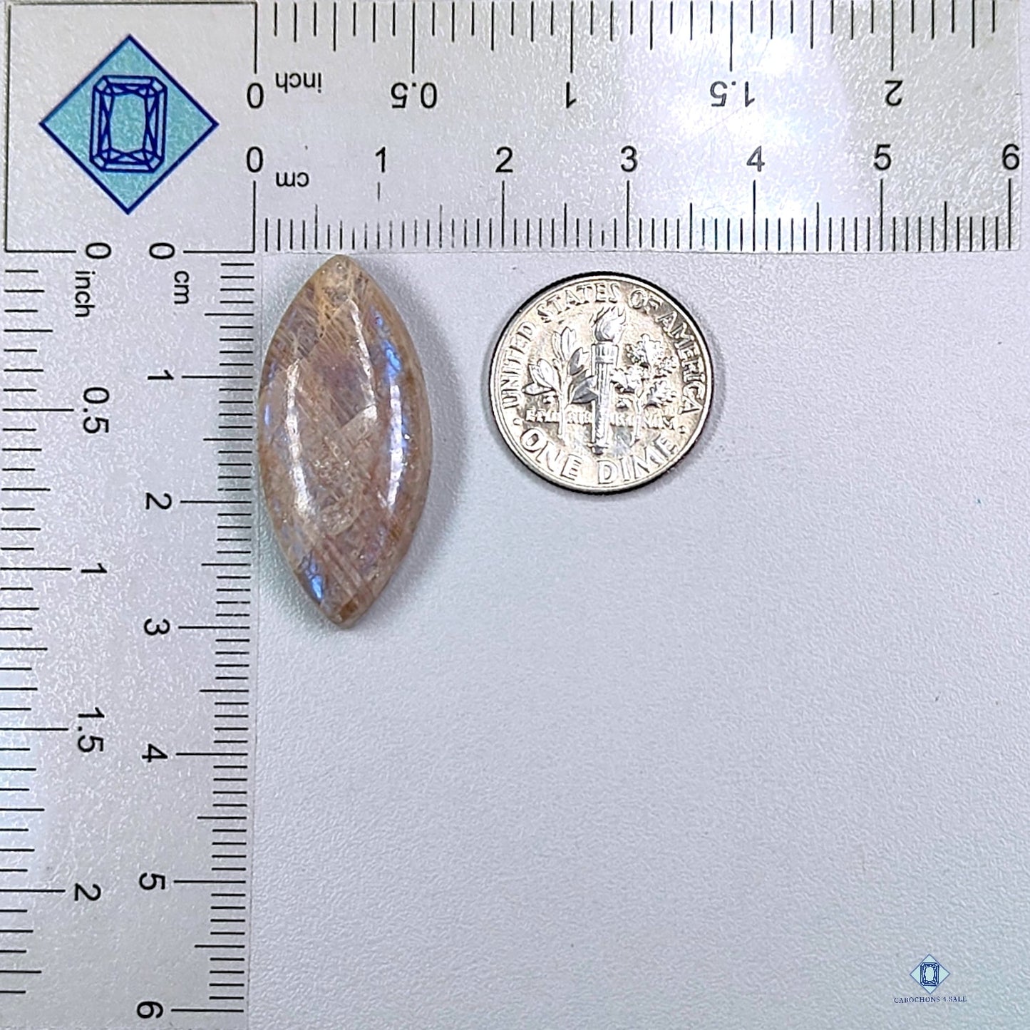 Belomorite Pear Cabochons