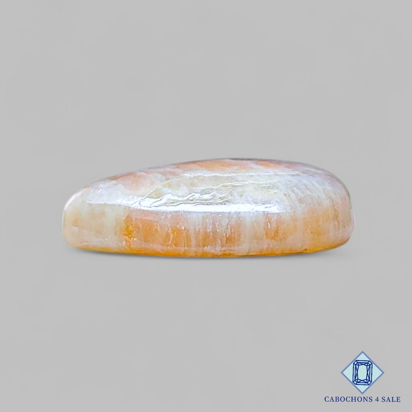 Cabujones de pera de belomorita (piedra lunar + piedra solar)