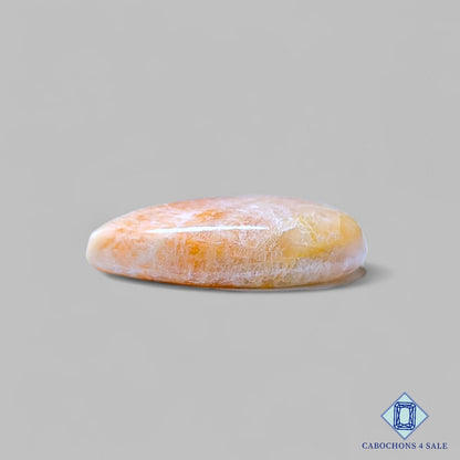 Cabujones de pera de belomorita (piedra lunar + piedra solar)