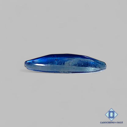 Natural Bi Color Blue Kyanite Gemstone  Oval Rose Cut 16*10*3mm from Brazil available for sale
