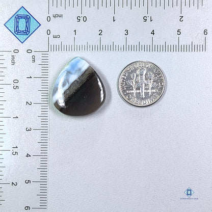 Bi Color Blue Opal Pear Cabochons