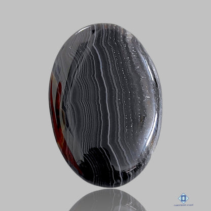 Black Banded Onyx Oval Cabochons