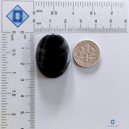 Black Banded Onyx Oval Cabochons