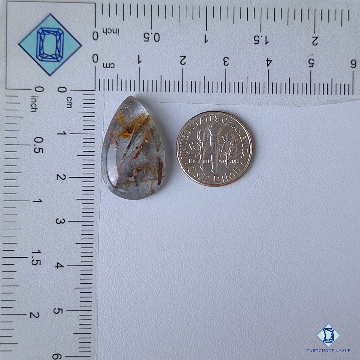 Black + Copper Rutile Quartz