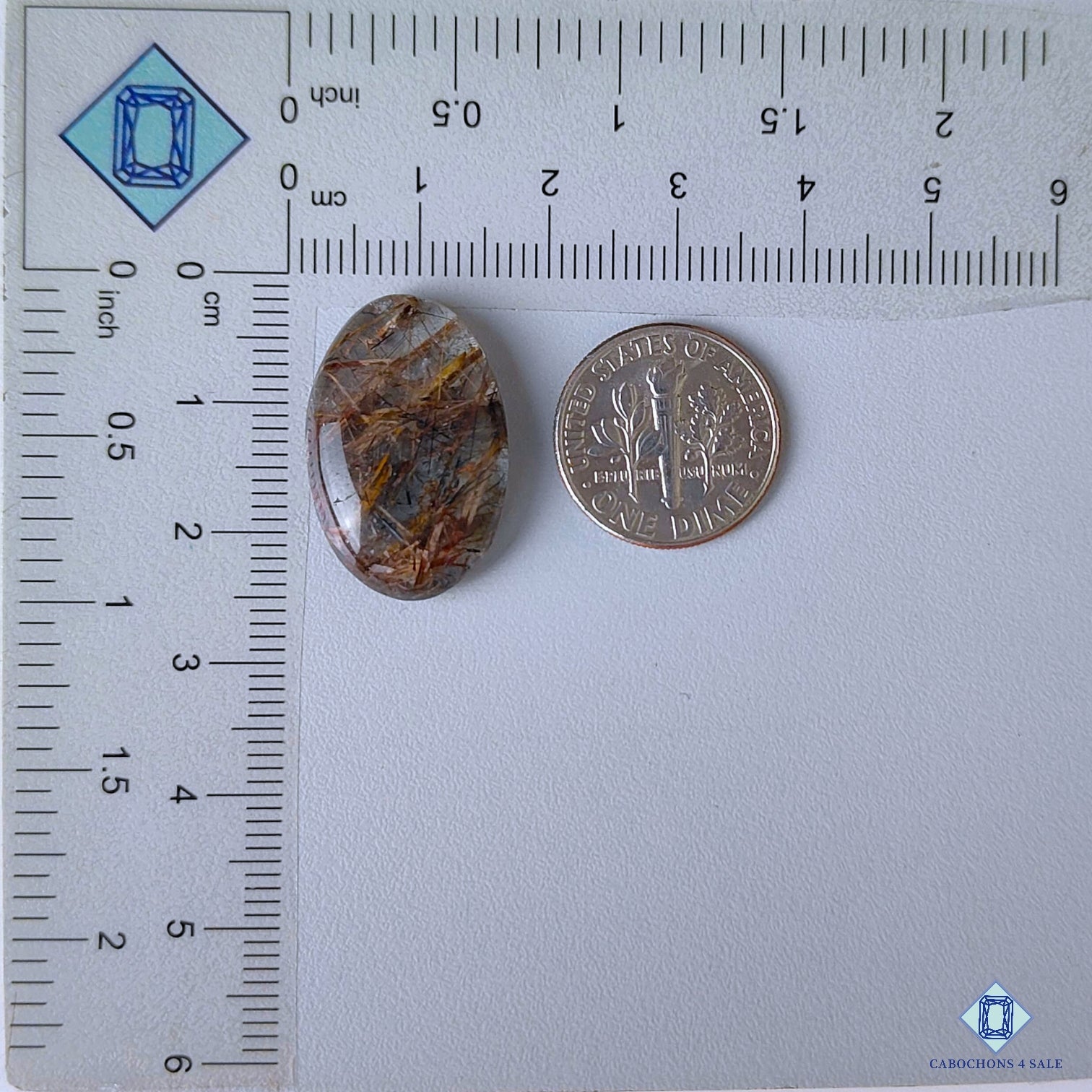 Black + Copper Rutile Quartz