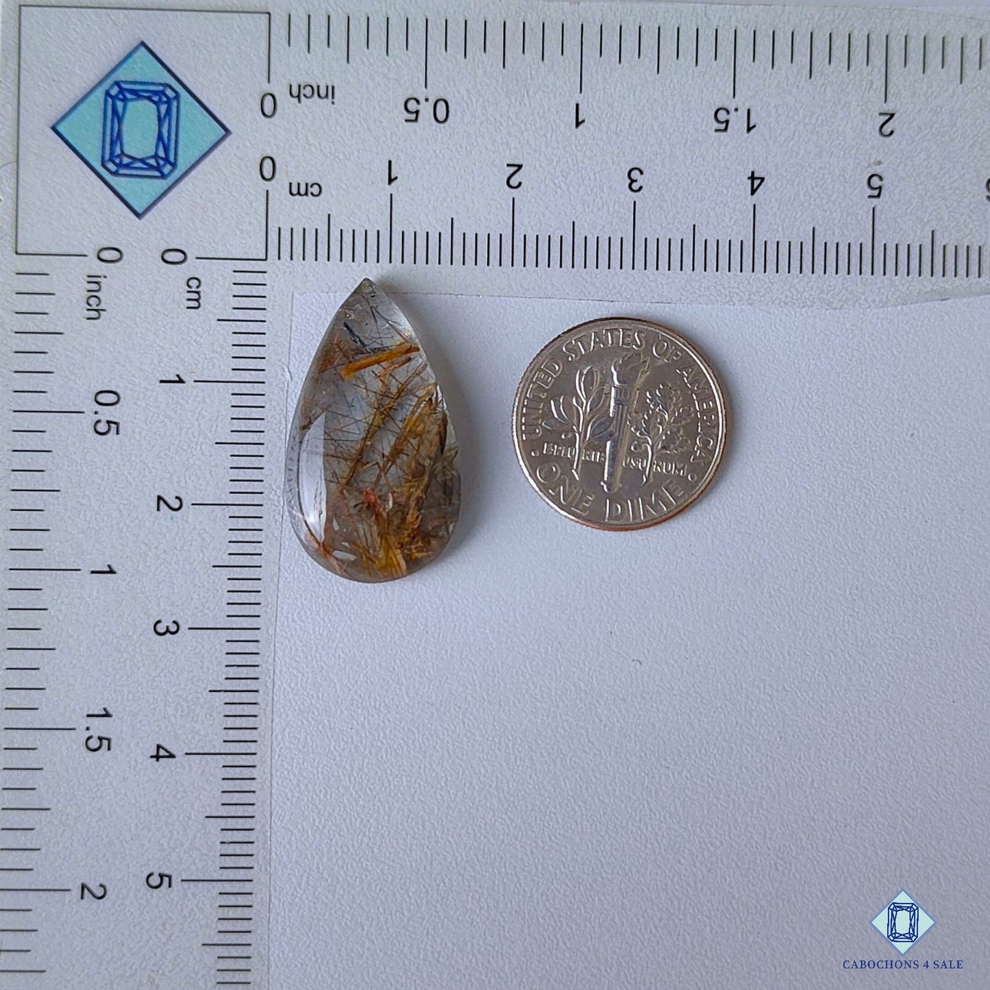 Black + Copper Rutile Quartz