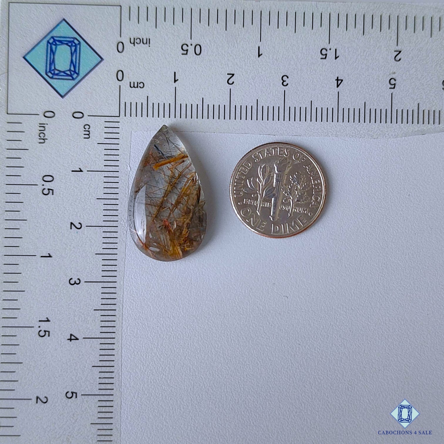 Black + Copper Rutile Quartz