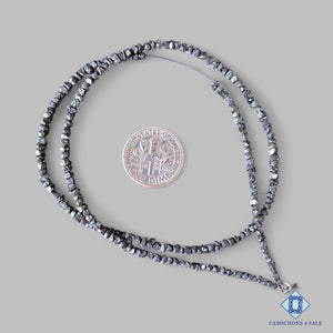 Black Diamond Round Beads