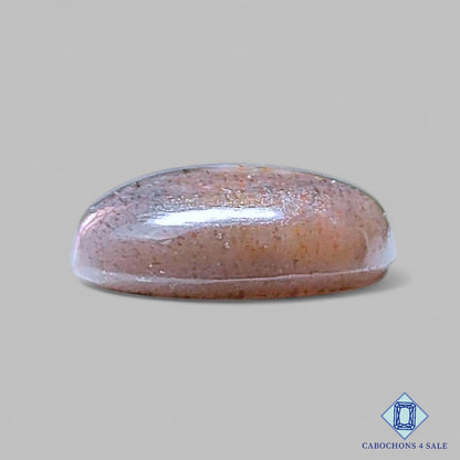 Cabujones redondos de piedra solar con enrejado arcoíris de lluvia de meteoritos negros