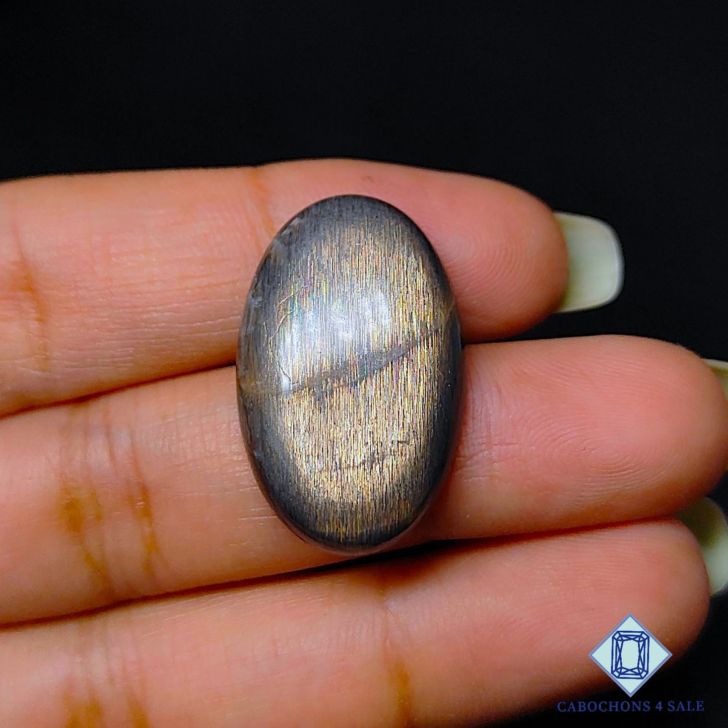 Black Meteor Shower Sunstone