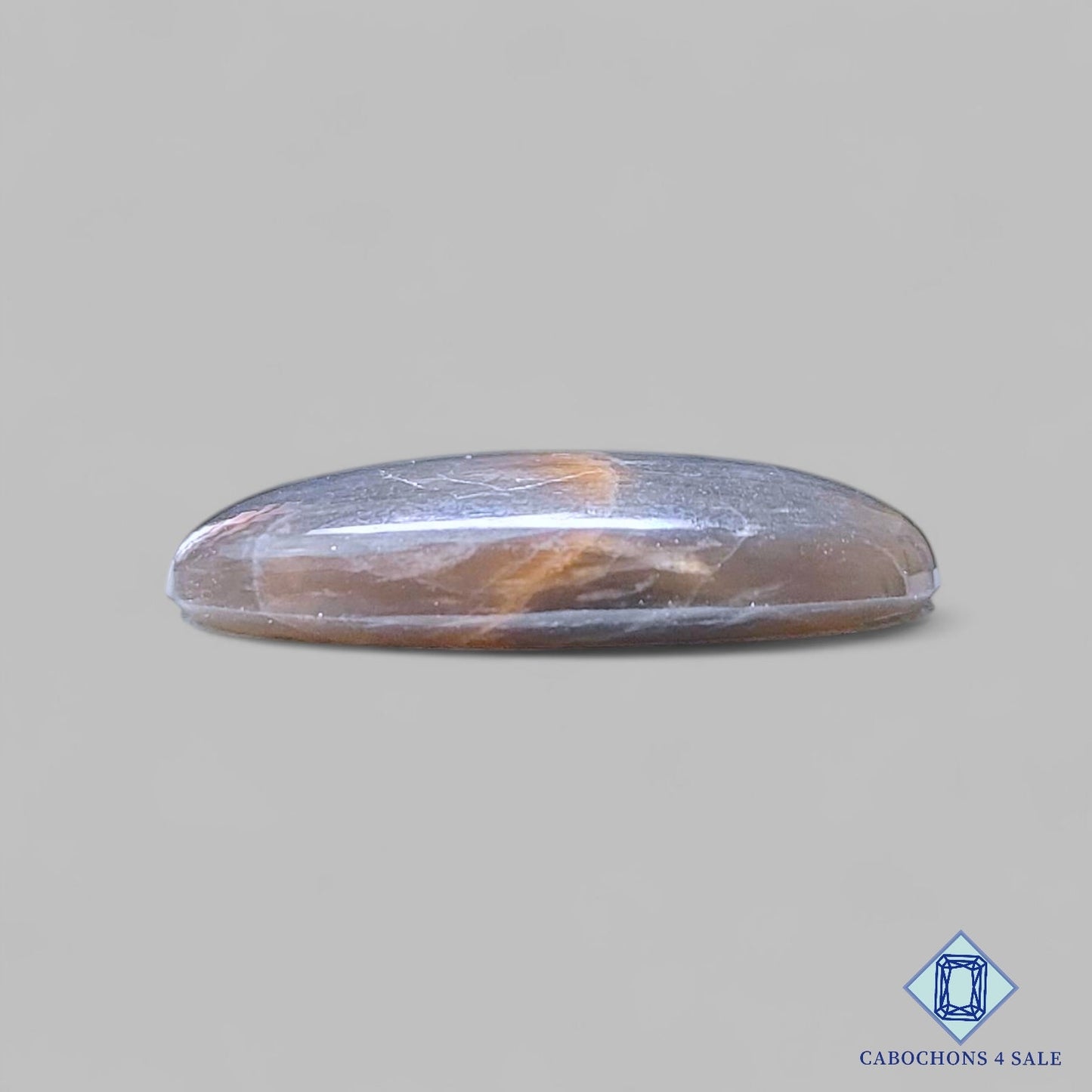 Black Meteor Shower Sunstone Oval Cabochons