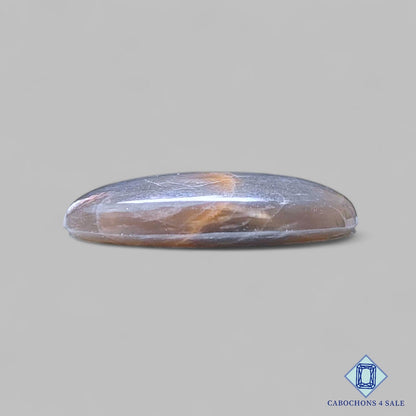 Black Meteor Shower Sunstone Oval Cabochons