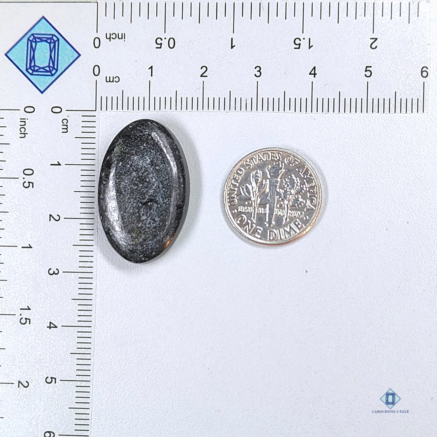 Black Mica Oval Cabochons