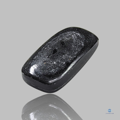 Black Mica Rectangle Cabochons