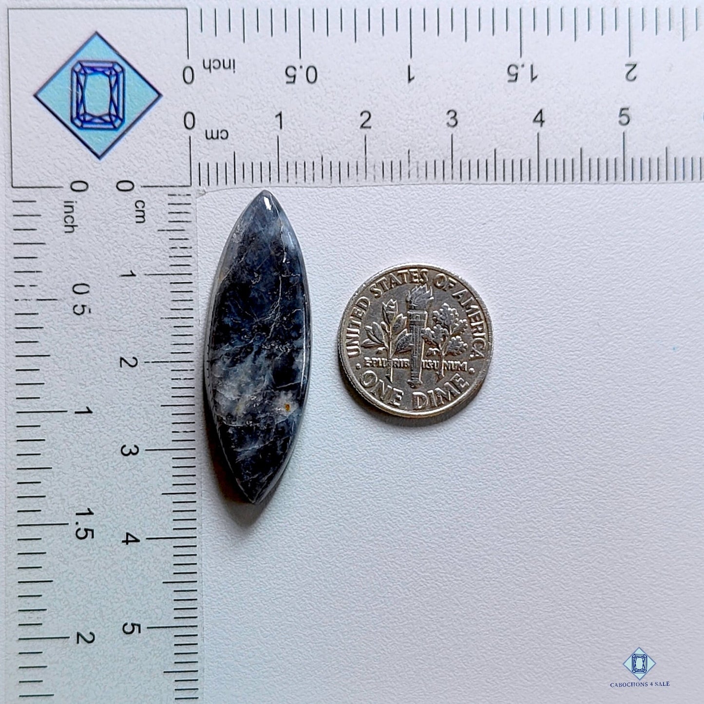 Black Moonstone Marquise Cabochons