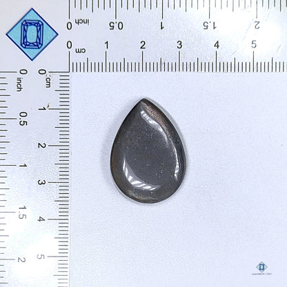 Black Moonstone Pear Cabochons