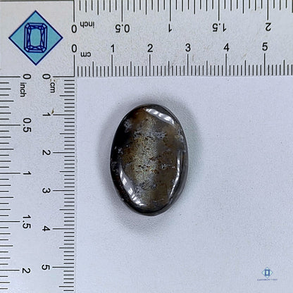 Black Moonstone Oval Cabochons