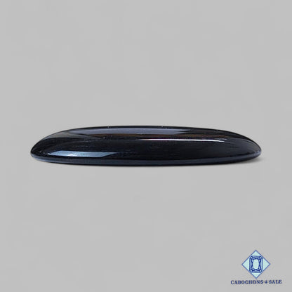 Natural Black Obsidian Gemstone  Oval Cabochons 40*26*5mm from Mexico  available for sale
