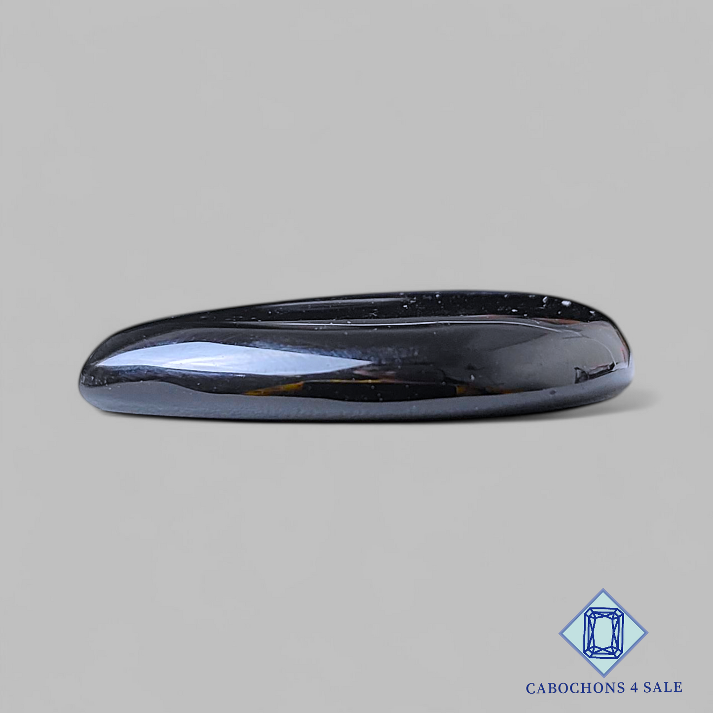 Black Onyx Pear Cabochons