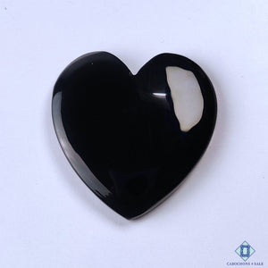 Black Onyx Heart Cabochons 33*6mm