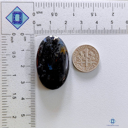 Black Onyx Oval Cabochons