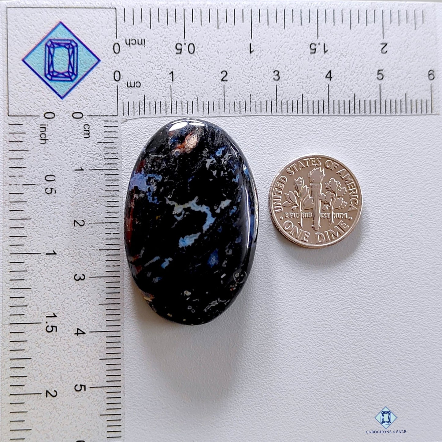 Black Onyx Oval Cabochons