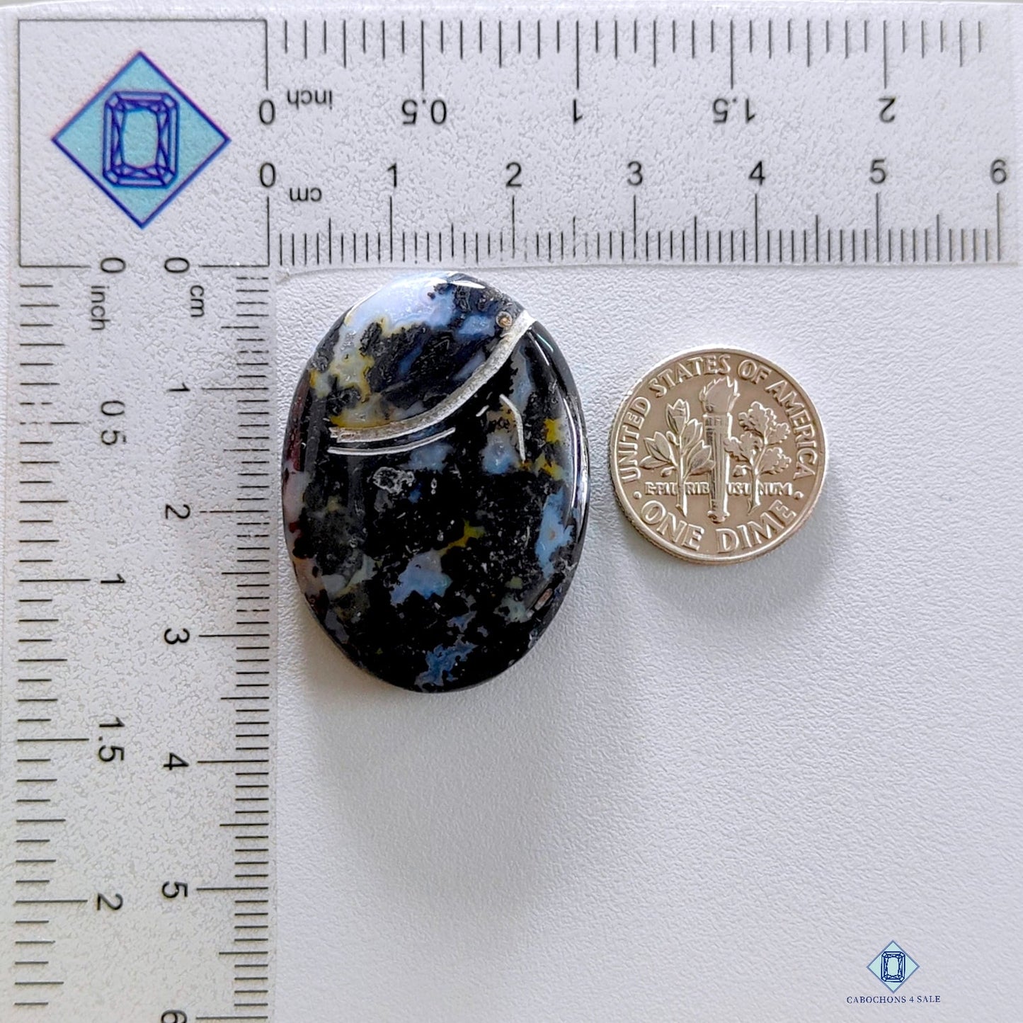 Black Onyx Oval Cabochons