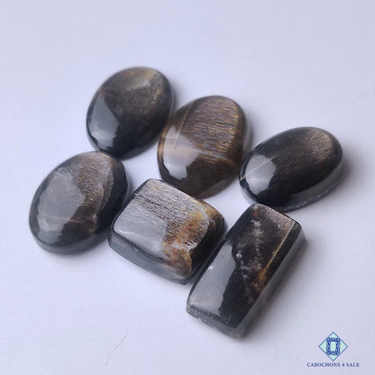 Black Rainbow Lattice Sunstone
