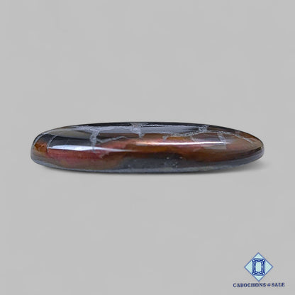 Natural Black Septarian Gemstone  Oval Cabochons 28*18*4mm from Morocco  available for sale