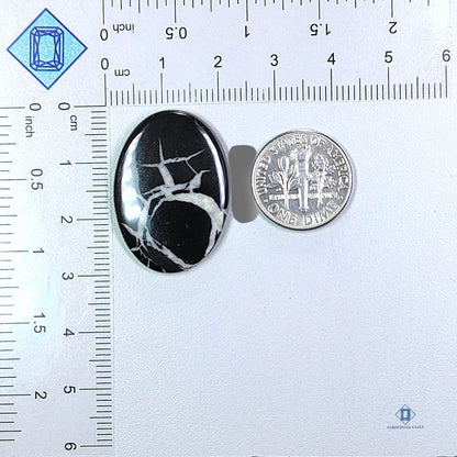 Black Septarian Oval Cabochons