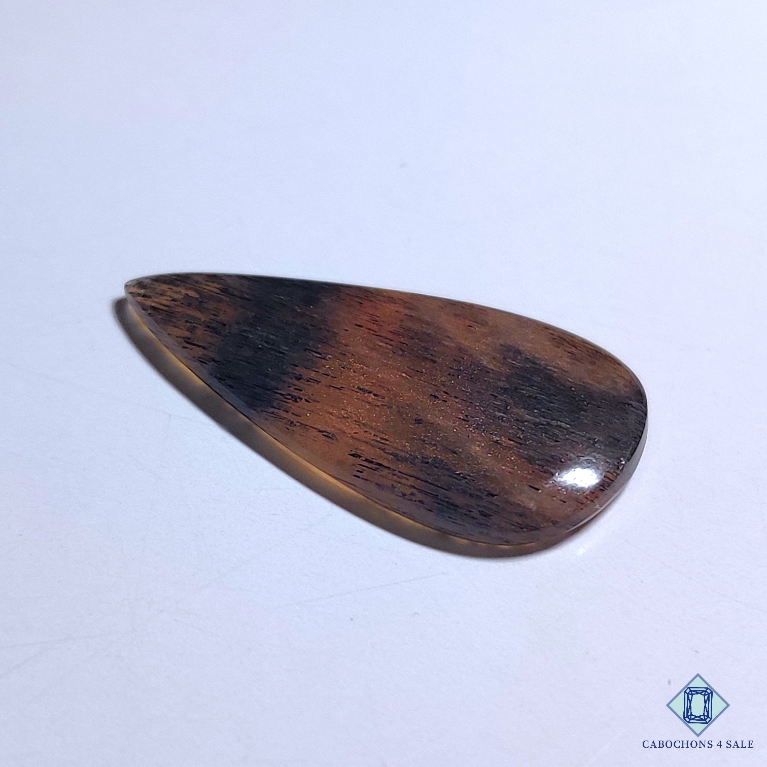 Black Tanzanian Rainbow Lattice Sunstone