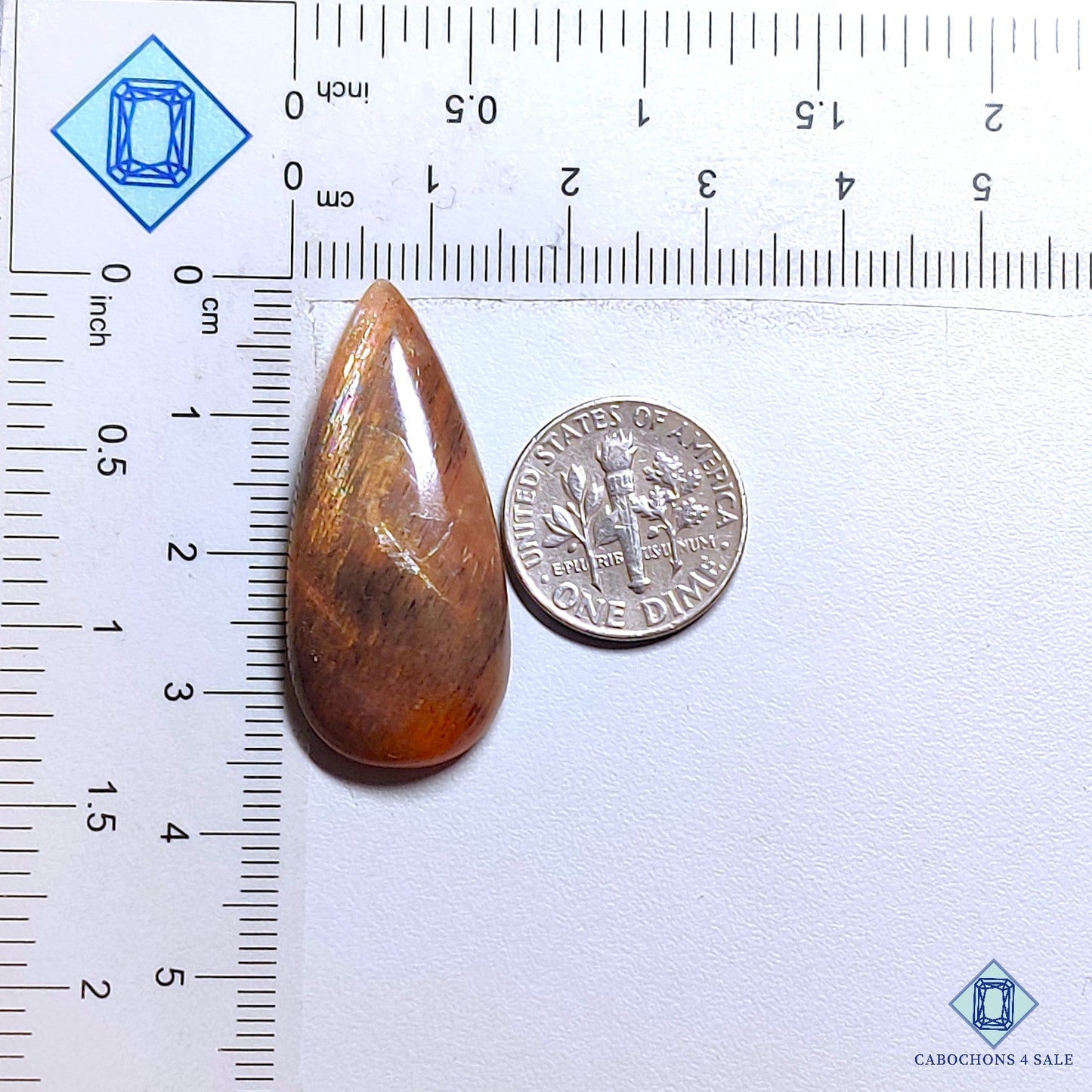 Black Tanzanian Rainbow Lattice Sunstone