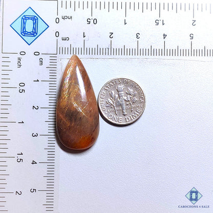 Black Tanzanian Rainbow Lattice Sunstone