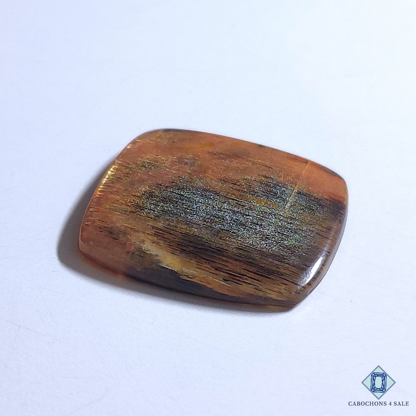 Black Tanzanian Rainbow Lattice Sunstone