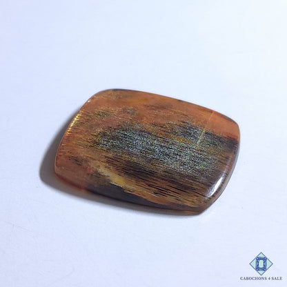 Black Tanzanian Rainbow Lattice Sunstone