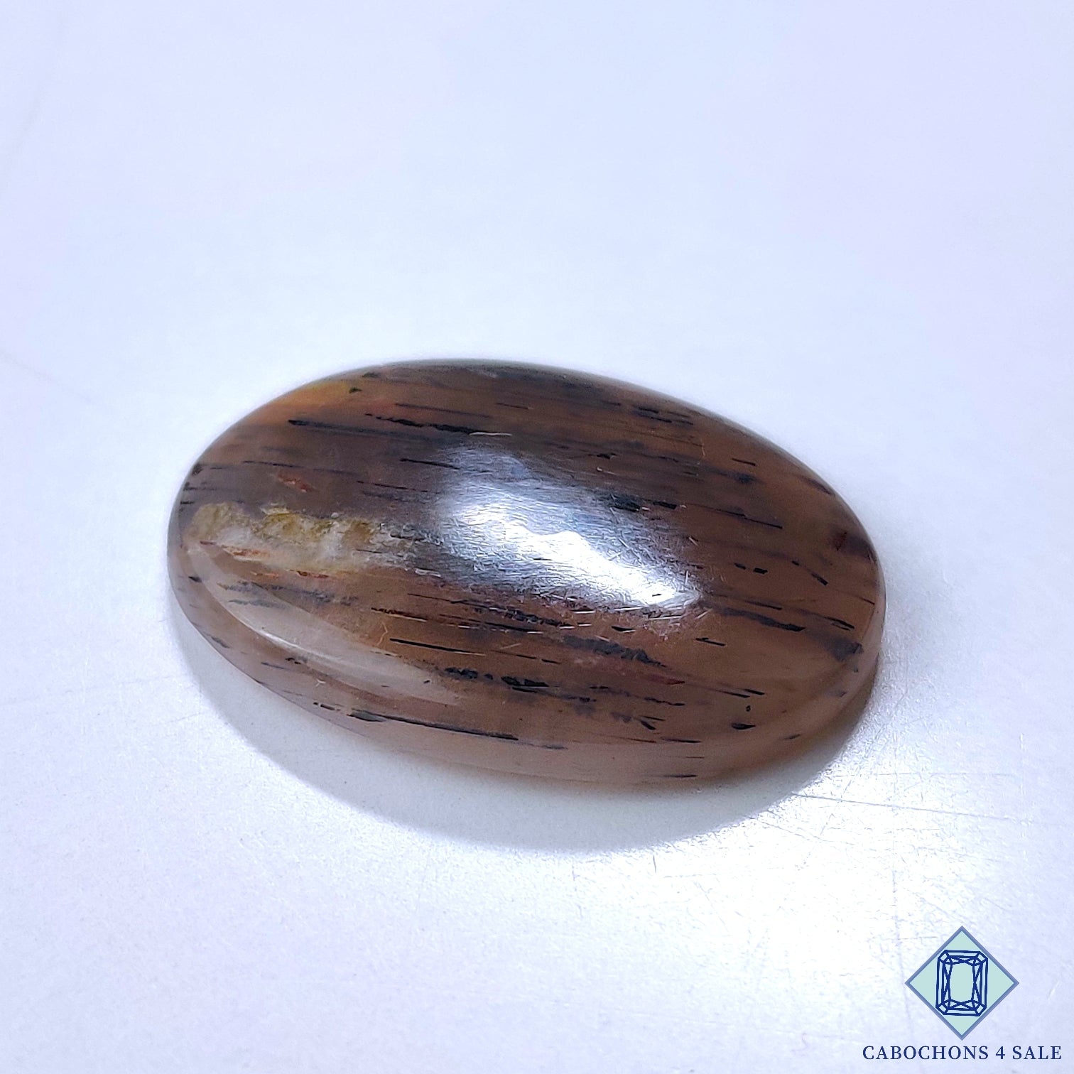 Black Tanzanian Rainbow Lattice Sunstone